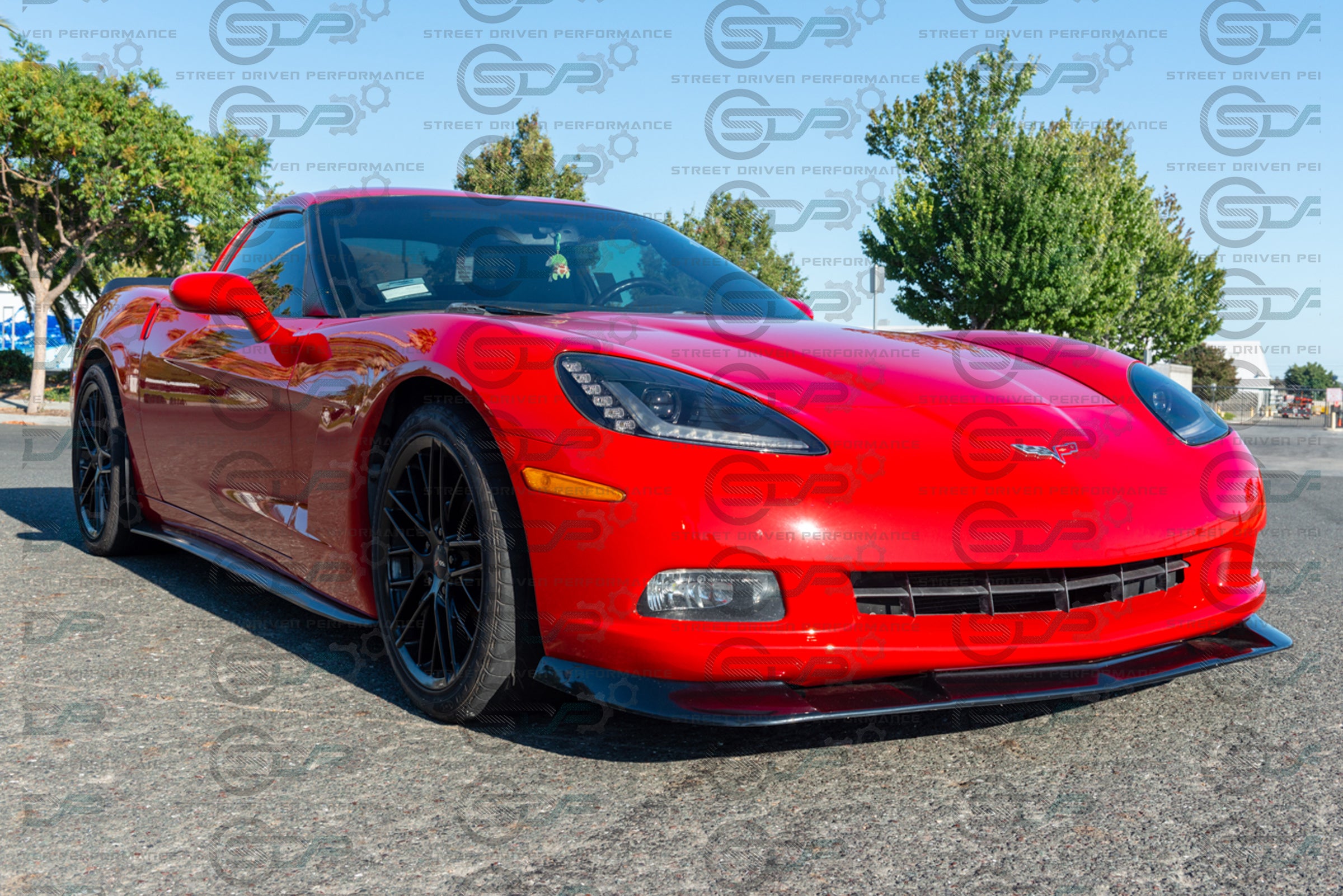 2005-2013 C6 Corvette - Base Model - ZR1 Conversion Side Skirts / Rocker Panels / Ground Effects with Mud Flaps